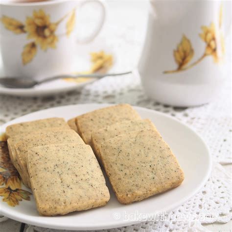 Earl Grey Shortbread Cookies Bake With Paws