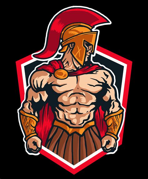 Spartan Warrior Mascot Logo Spartan Warrior Warrior Logo Spartan Logo