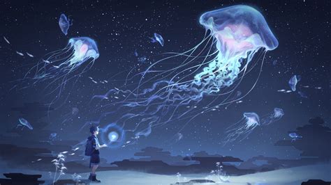 This hd wallpaper is about sci fi, astronaut, jellyfish, space, original wallpaper dimensions is 3840x2160px, file size is 405.9kb. Underwater Jellyfish Dream 5K Wallpapers | HD Wallpapers ...