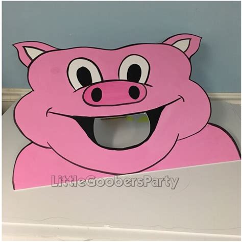 Pig Toss Game Farm Birthday Party Games 1 Corn Hole Game