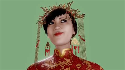 Chinese Woman 3d Model By Juang3d F576e9a Sketchfab