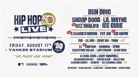 Hip Hop 50 Live At Yankee Stadium New York Yankees