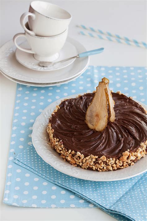 Chocolate Hazelnut And Pears Cake On Behance