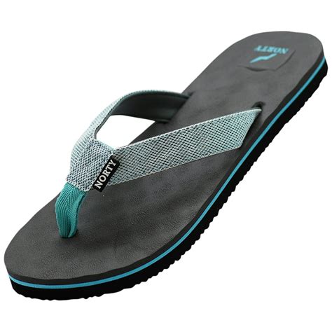 norty women s soft cushioned footbed flip flop thong sandal runs one size small 41715 10b m us