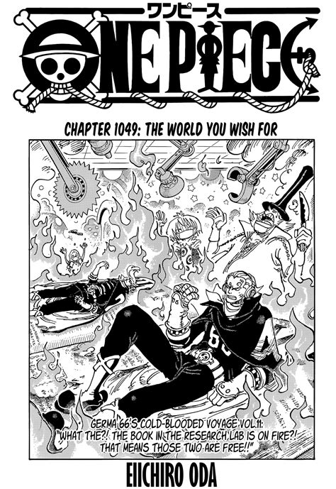 One Piece Chapter 1049 One Piece Manga Online