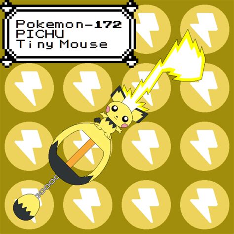 Pokemon Keyblade 172 Pichu By Gamekirby On Deviantart