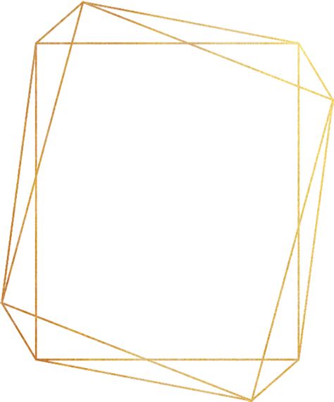 Download Freetoedit Ftestickers Gold Frame Border Geometric