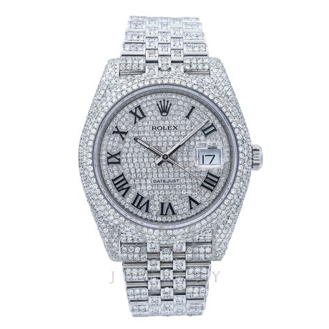 Rolex Datejust 126300 41mm Silver Diamond Dial With 1475 Ct Diamonds