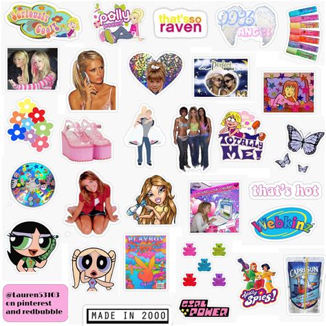 Indie Sticker Pack 2 Sticker By Lauren53103 In 2020 Nostalgia