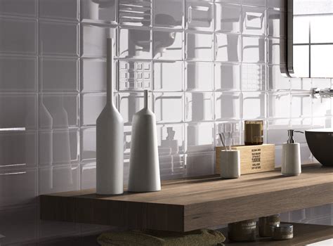 Quartzite for an artful statement of durability and charm, versatile quartzite adds sophistication and class to kitchens, bathrooms and a variety of living spaces. Freestyle Wall Tile 5x7 Dark Grey by @giotile #greytile # ...