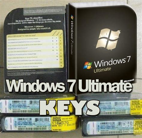 Typically when you install windows 7 ultimate, you need your activation key to continue. ilandTech : Windows 7 Ultimate Key