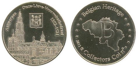 Монета Belgian Heritage Collectors Coin
