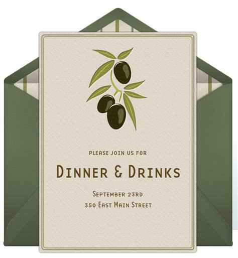 last name are pleased to announce Dinner Party Invitations
