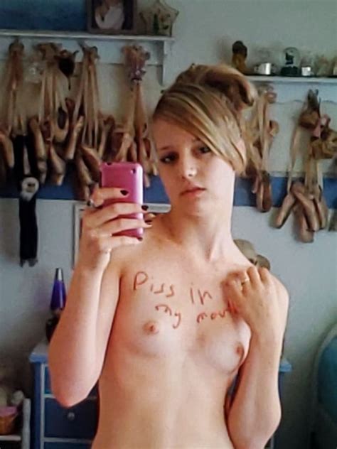 Fit Blonde Teen Humiliation Slave 26 Pics