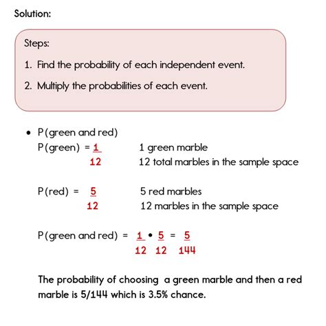 It is quantified as a number between 0 and 1, with 1 signifying certainty, and 0 signifying that the in this case, the probabilities of event a and b are multiplied. Probability Problems and Independent Events