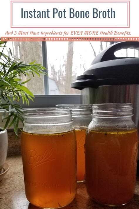 Add in the other ingredients and fill water to the max line in the instant pot. Instant Pot Bone Broth with 3 key ingredients. | Finding ...