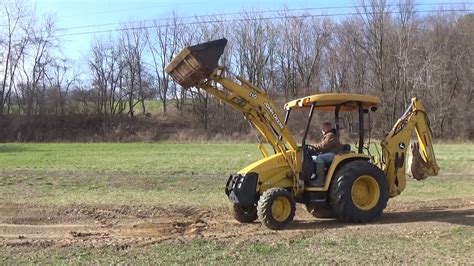 2005 John Deere 110 4x4 Tractor With Loader And Backhoe Youtube