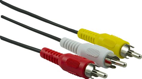 Onn Composite Av Cable 6 Ft Red White Yellow Plugs