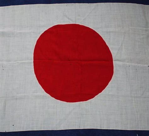 Ww2 Japanese Large Meatball Flag Measures 74 X 36 In Flags