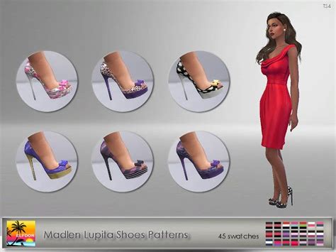Madlen Lupita Shoes Patterns Sims 4 Sims Sims 4 Update