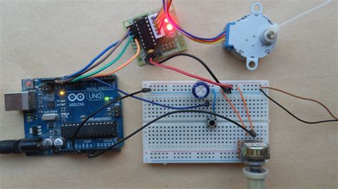 Arduino Unipolar Stepper Motor Control Simple Projects