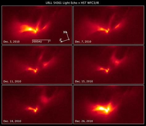 Protostar Lrll 54361 Light Echo Hubble Hubblesite