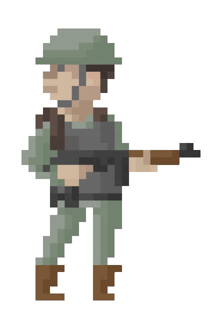 Soldier Pixelart For My Boyfriend By Dakotamariescarlet On Deviantart