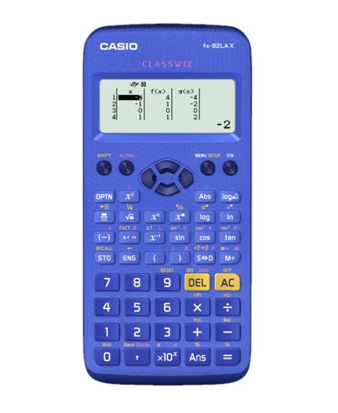 Casio Calculadoras FX 82LAX BU W DH Tiempo De Relojes