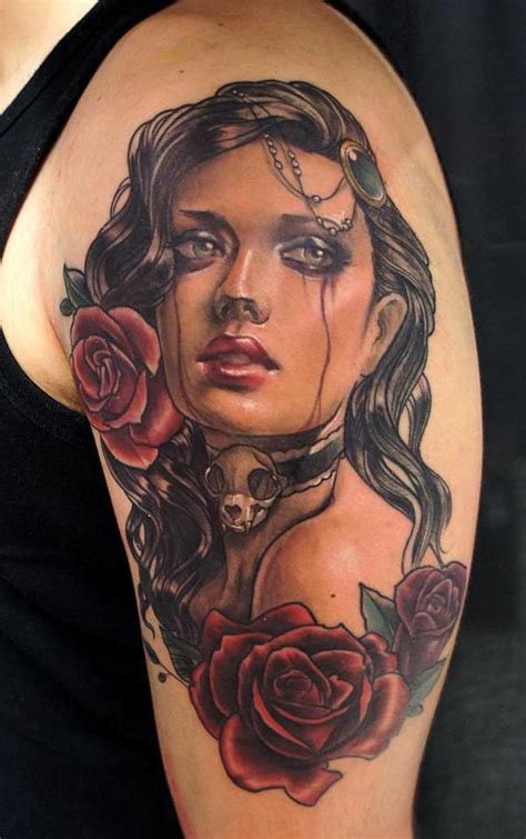 45 Awesome Portrait Tattoo Designs