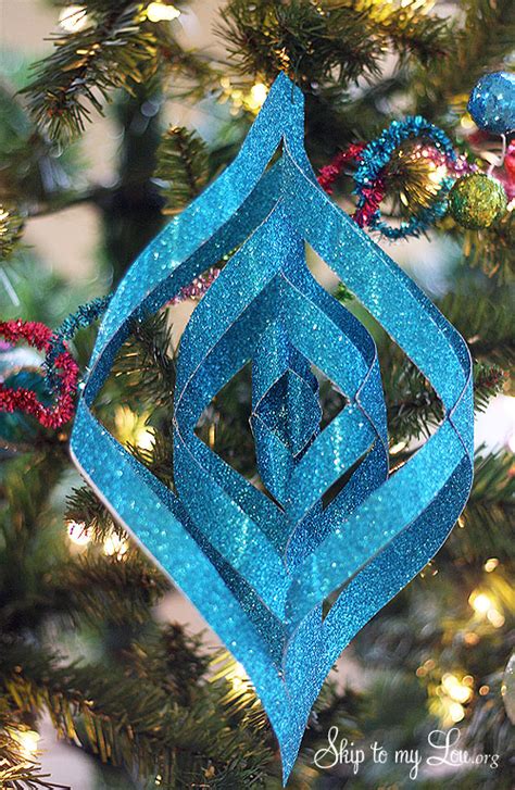 Make this adorable 3d paper christmas tree (with a template or without) and add your own little decorations. Michael's Dream Tree Challenge {how to make handmade ...