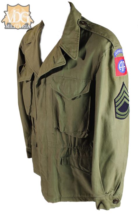 Ww2 Us Army 82nd Airborne M43 Field Jacket Size 36r 1945 Dated Named