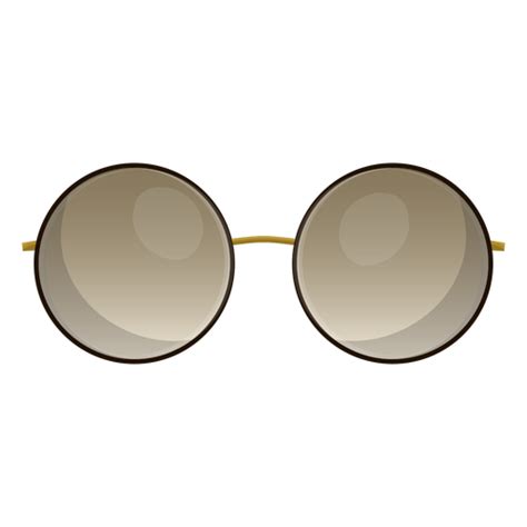 Brown Round Sunglasses Transparent Png Svg Vector File