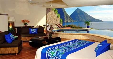By freeing up floor space you have more room for other pieces of furniture or you can create a completely different disposition for all the elements in the room. 16 Awesome Bedrooms With Adjacent Pools
