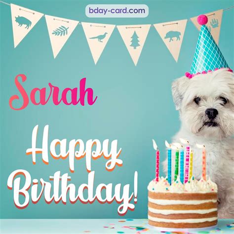 Birthday Images For Sarah 💐 — Free Happy Bday Pictures And Photos
