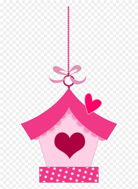 Pink In Love Birds Clipart Topo De Bolo Jardim Encantado Para My XXX