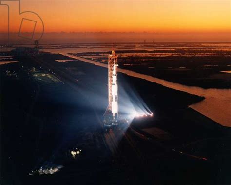 Image Of Apollo 13 Transport Of The Saturn V Rocket To Its