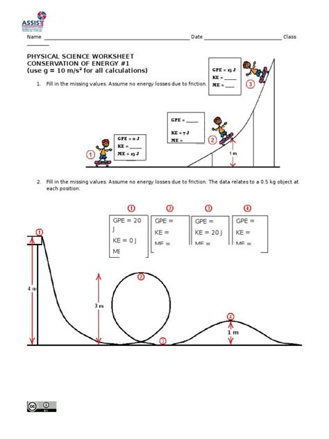 Get the gizmo ready discuss your answers with your classmates and teacher. Conservation Of Energy Worksheet Answer Key