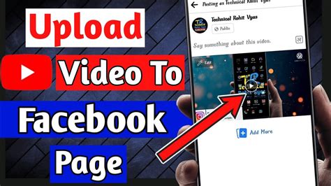 How To Upload Youtube Video On Facebook Page Facebook Par Youtube Video Kaise Upload Kare