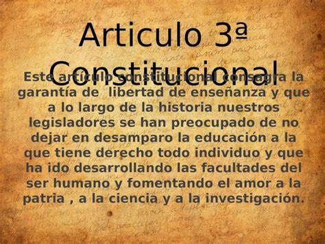 Historia Del Articulo 3° Constitucional Mexicano Pptx Powerpoint