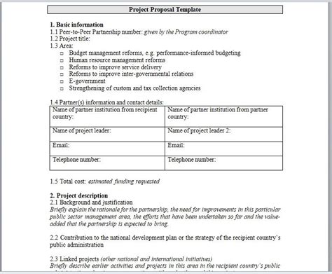 15 Free Proposal Plan Templates Free Word Templates