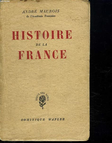 Histoire De La France De Maurois Andre Achat Livres Ref