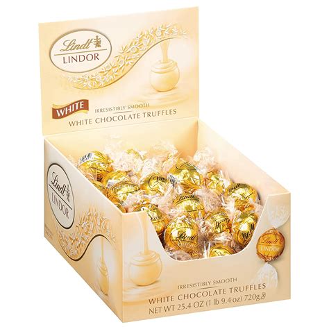 Buy Lindt Lindor White Chocolate Truffles White Chocolate Candy With