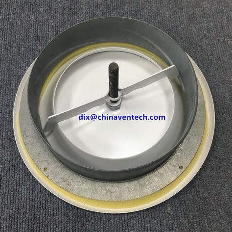 Hvac Extract Grille White Color Round Ceiling Air Vent Diffuser Disc