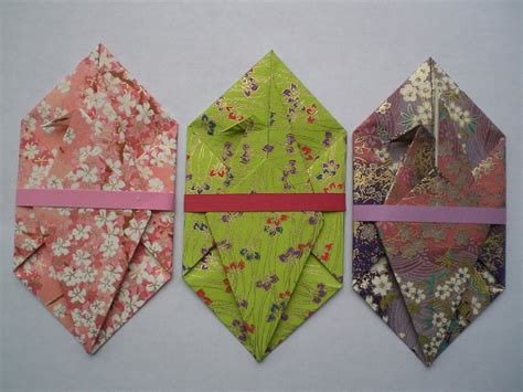 Origami T Card Holder Chiyo Gami Crane Set Of 3