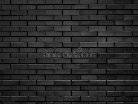 Black Brick Wall Texture For Pattern Background Stock Photo Image Of