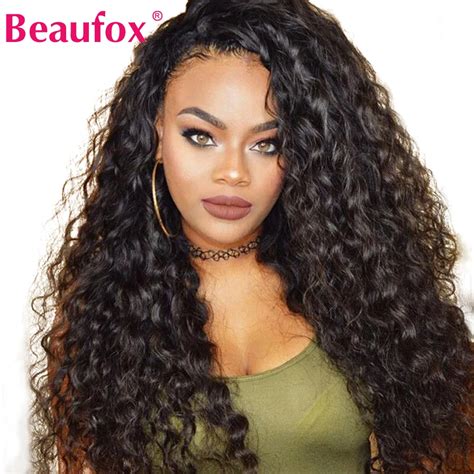 Brazilian Water Wave Lace Front Human Hair Wigs Front Lace Wigs With
