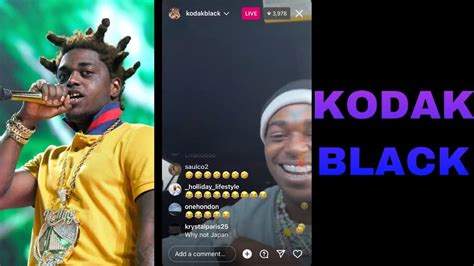Kodak Black Ig Live 😂 December 8 2022 Youtube