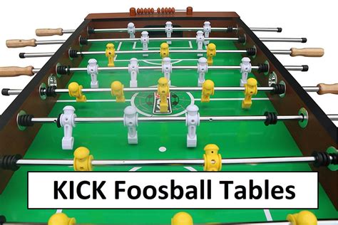 A foosball coffee table is a combination of a foosball table and a coffee table. KICK Foosball Tables - Find Out which are Good and Why!