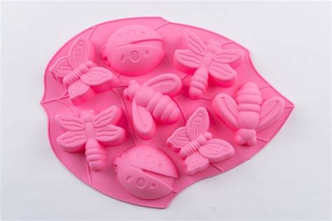 Cavity Insect Silicone Handmade Diy Cake Cookie Pudding Jello Chocolate Baking Mold Food Grade