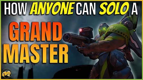Grandmaster Nightfall Solo Guide The Arms Dealer Season Of The